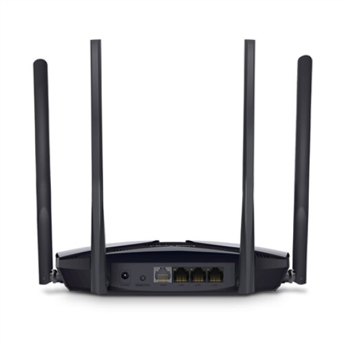 Mercusys , Dual-Band Wi-Fi 6 Router , MR80X AX3000 , 802.11ax , 2402+574 Mbit/s , Mesh Support Yes , MU-MiMO Yes , No mobile broadband , Antenna type External