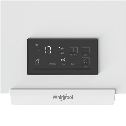 Whirlpool Freezer , W3RHS19EW2 , Energy efficiency class E , Chest , Free standing , Height 85 cm , Total net capacity 198 L , Display , White