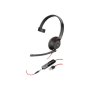 Poly BLACKWIRE 5210,C5210,USB-A,WW , Poly , USB-A Headset , Built-in microphone , Yes , Black , USB Type-A , Wired , Blackwire 5210,C5210 USB-A