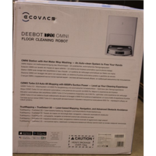 SALE OUT. Ecovacs Vacuum cleaner DEEBOT T20 OMNI Ecovacs Wet&Dry Operating time (max) 260 min Lithium Ion 5200 mAh Dust capacity 0.4 L 6000 Pa White Battery warranty 24 month(s) DAMAGED PACKAGING, UNPACKED, USED, DIRTY, SCRATCHES 24 month(s) , Ecovacs