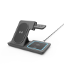 Gembird 3-in-1 foldable wireless charger stand, 15 W, Samsung watch , TA-WPC31S-01-BK