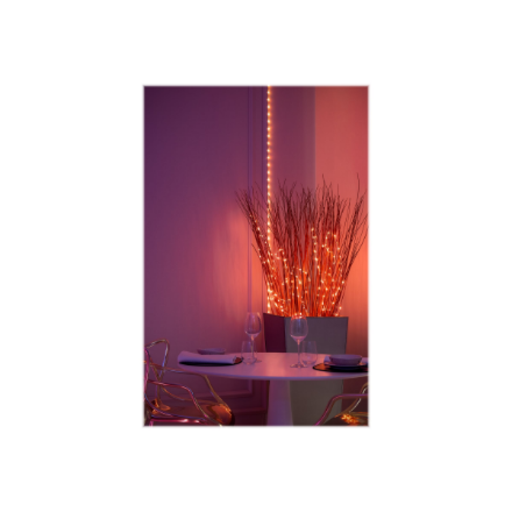 Twinkly,Dots Smart LED Lights 60 RGB (Multicolor), USB Powered, 3m, Transparent,RGB – 16M+ colors
