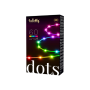 Twinkly,Dots Smart LED Lights 60 RGB (Multicolor), USB Powered, 3m, Transparent,RGB – 16M+ colors