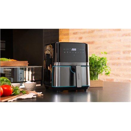 Cecotec Hot air fryer , Cecofry Full InoxBlack 5500 Pro , Power 1700 W , Capacity 5.5 L , Black inox/Black