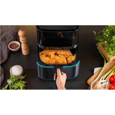 Cecotec Hot air fryer , Cecofry Full InoxBlack 5500 Pro , Power 1700 W , Capacity 5.5 L , Black inox/Black