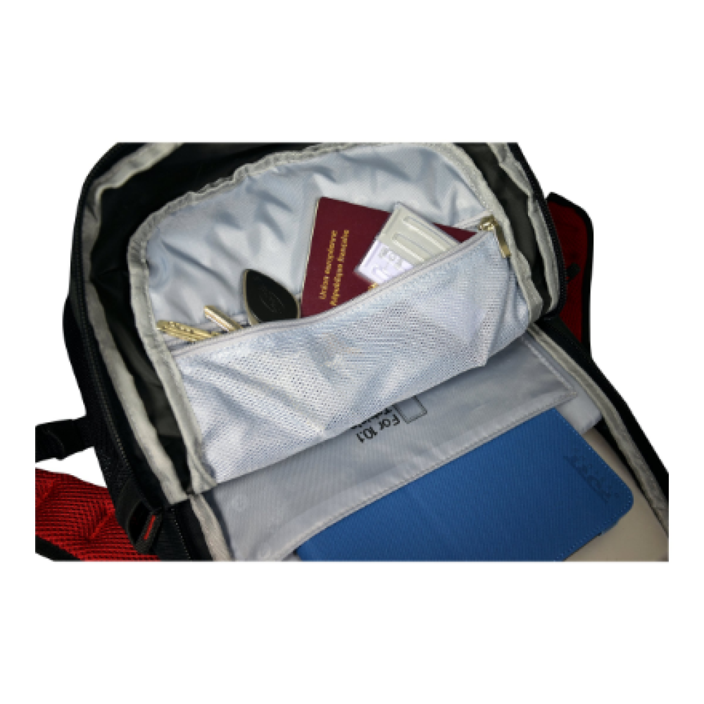 PORT DESIGNS , Houston , Fits up to size 17.3 , Backpack , Black , Shoulder strap