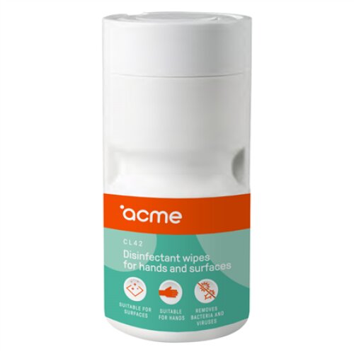 Acme CL42 Desinfectant Cleaning Tissue for Hand and Surface, 100 pc(s)