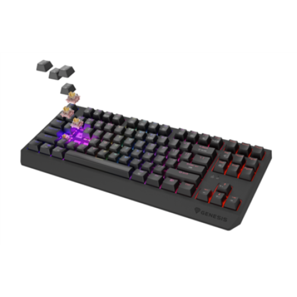Genesis THOR 230 , Mechanical Gaming Keyboard , Wireless , US , Black , 2.4 GHz, Bluetooth, USB , Outemu Panda