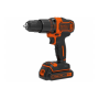 BLACK & DECKER Cordless Drill/Driver , BDCHD18KB-QW , 18 V , 2x1.5 Ah , Li-Ion