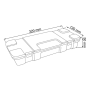 Keter Tool Box with Organizer Technician 22
