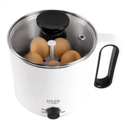 Adler Electric pot 5in1 AD 6417 White 1.9 L Number of programs 5 780-900 W