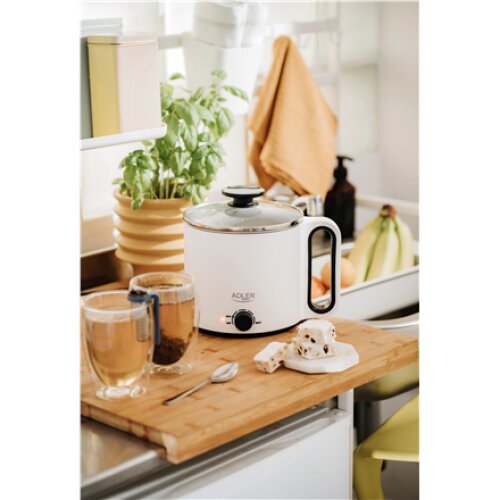 Adler Electric pot 5in1 AD 6417 White 1.9 L Number of programs 5 780-900 W