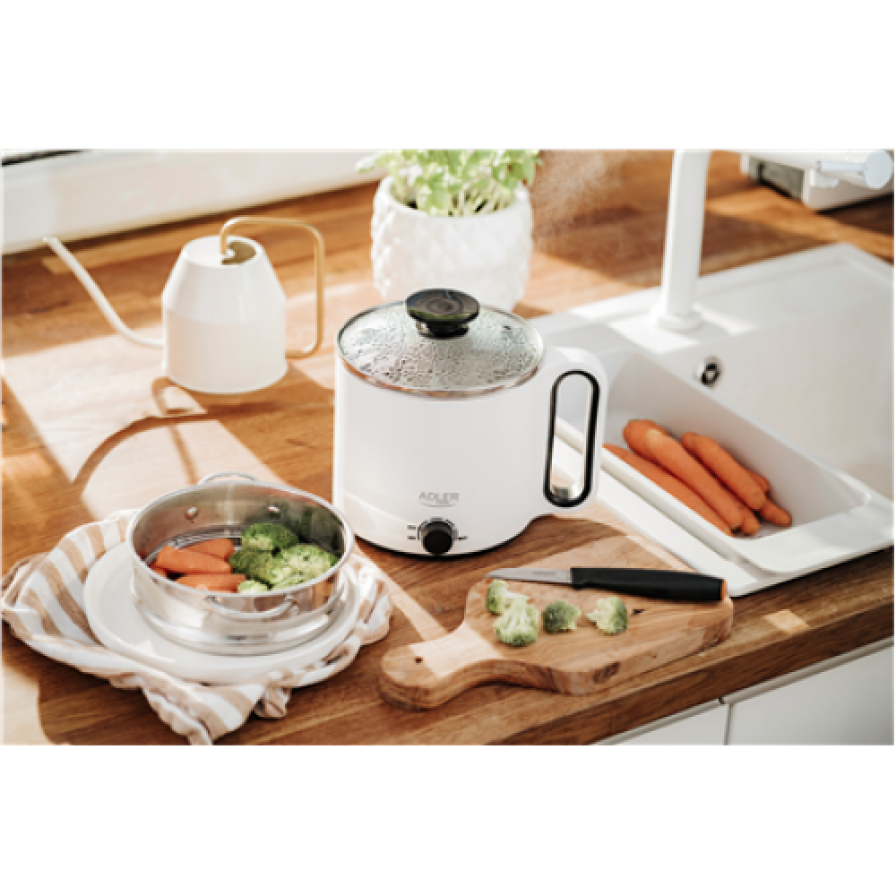 Adler Electric pot 5in1 AD 6417 White 1.9 L Number of programs 5 780-900 W