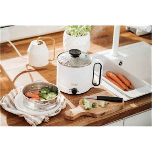 Adler Electric pot 5in1 AD 6417 White 1.9 L Number of programs 5 780-900 W