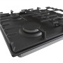 Gorenje , Hob , G642AB , Gas , Number of burners/cooking zones 4 , Rotary knobs , Black