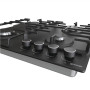 Gorenje , Hob , G642AB , Gas , Number of burners/cooking zones 4 , Rotary knobs , Black
