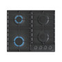 Gorenje , Hob , G642AB , Gas , Number of burners/cooking zones 4 , Rotary knobs , Black