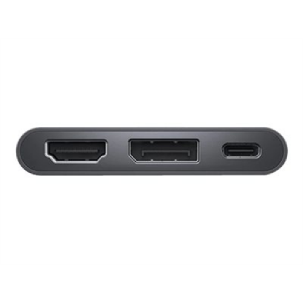 Dell , Adapter , USB-C to HDMI/DP with Power Pass-Through , Black , USB-C Male , HDMI Female; USB Female; USB-C (power only) Female , 0.18 m