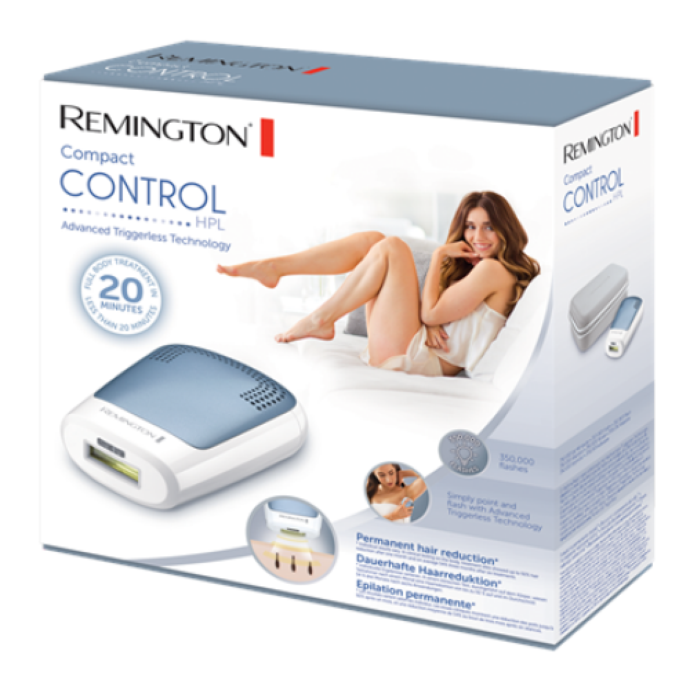 Remington Epilator Remington IPL Home Pulse Light IPL3500 Bulb lifetime (flashes) 350.000 Number of power levels 5 White/Blue