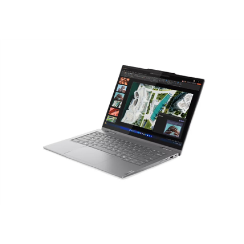 Lenovo , ThinkBook 14 2-in-1 , Luna Grey , 14 , IPS , Touchscreen , WUXGA , 1920 x 1200 pixels , Intel Core U5 , 125U , 16 GB , SO-DIMM DDR5 , Solid-state drive capacity 512 GB , Intel Graphics , Windows 11 Pro , 802.11ax , Bluetooth version 5.3 , Keyboar