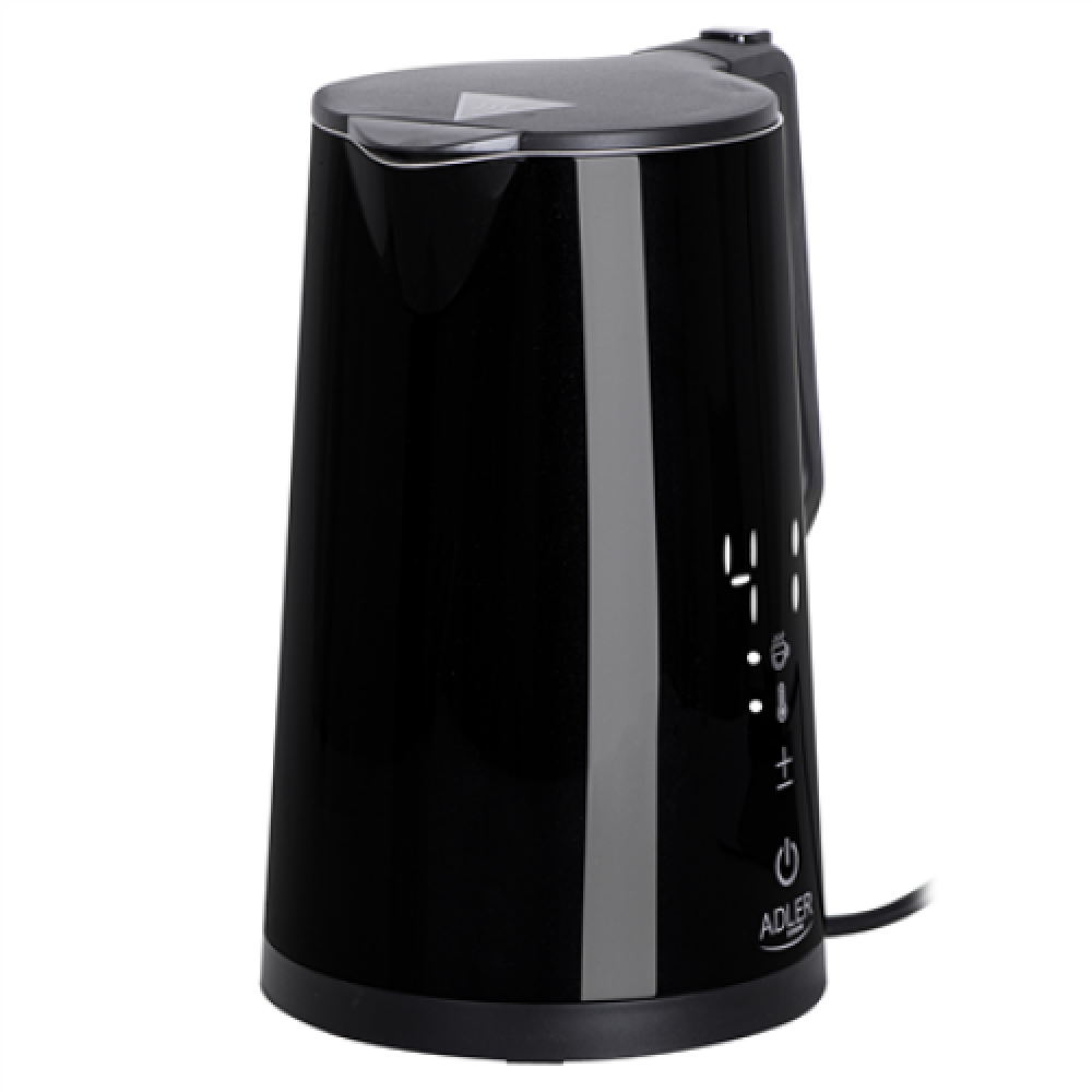 Adler , Kettle , AD 1345b , Electric , 2200 W , 1.7 L , Stainless steel , 360° rotational base , Black