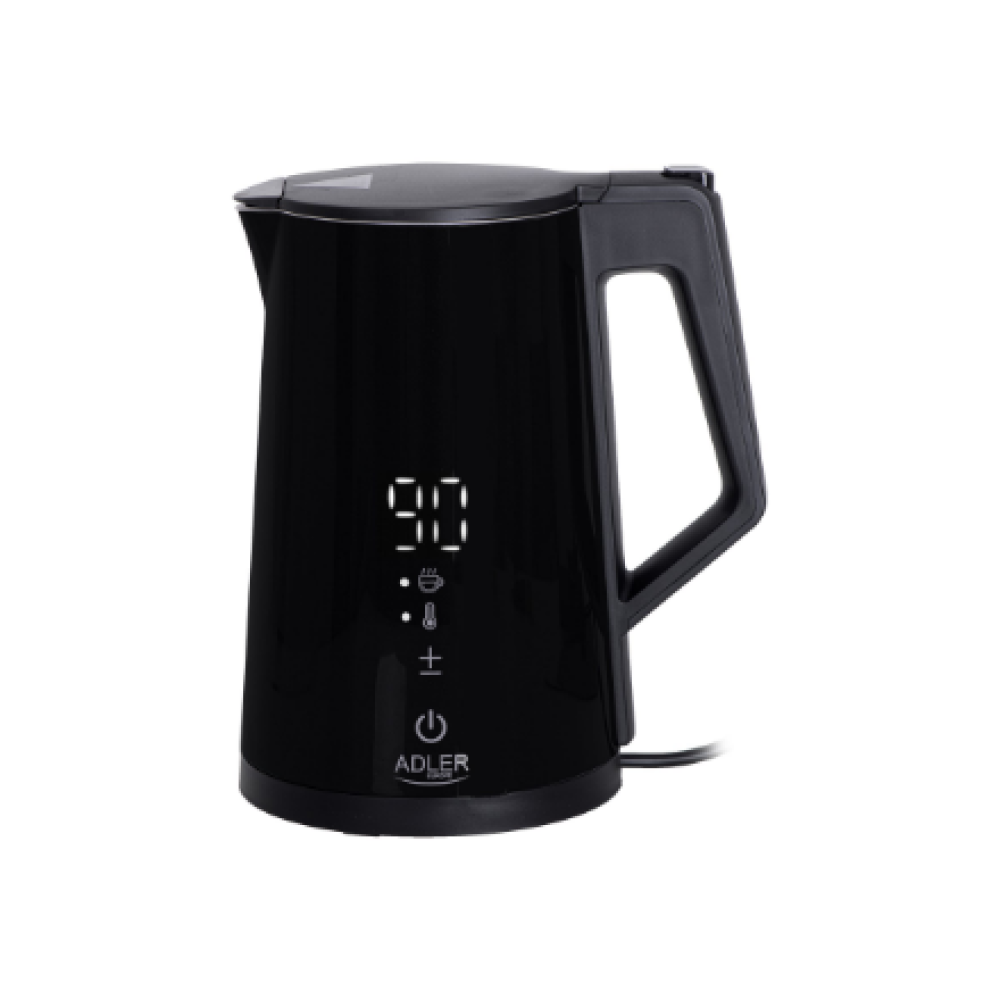 Adler , Kettle , AD 1345b , Electric , 2200 W , 1.7 L , Stainless steel , 360° rotational base , Black