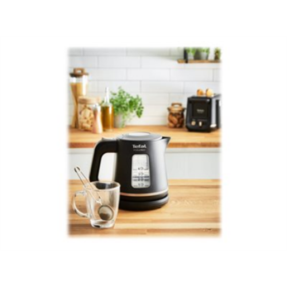 TEFAL , Kettle , KI533811 , Electric , 2400 W , 1 L , Plastic , 360° rotational base , Black
