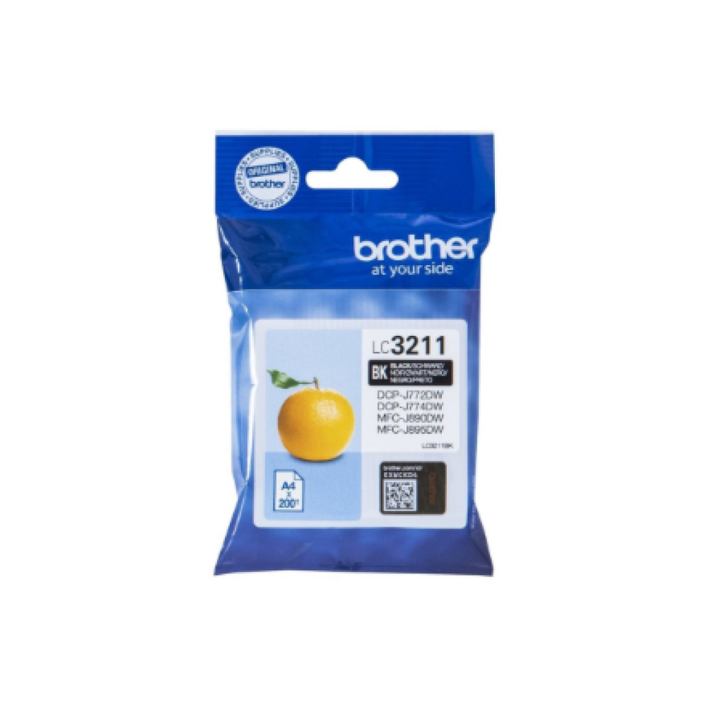 Brother LC3211BK , Inkjet cartridge , Black