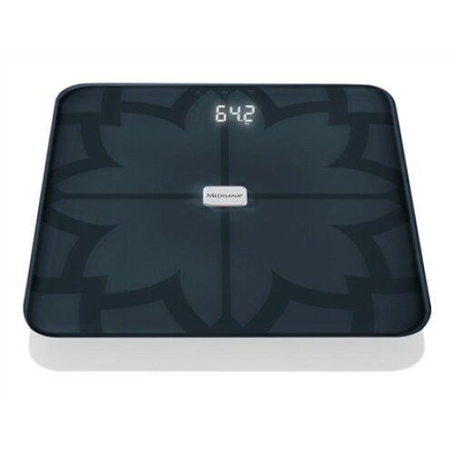 Medisana BS 450 Body Analysis Scale, Black , Medisana , BS 450 , Auto power off , Body fat analysis , Body Mass Index (BMI) measuring , Body water percentage , Bone mass analysis , Maximum weight (capacity) 180 kg , Memory function , Multiple users , Body