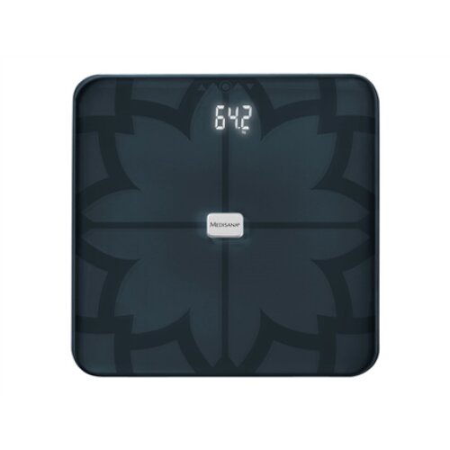 Medisana BS 450 Body Analysis Scale, Black , Medisana , BS 450 , Auto power off , Body fat analysis , Body Mass Index (BMI) measuring , Body water percentage , Bone mass analysis , Maximum weight (capacity) 180 kg , Memory function , Multiple users , Body