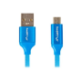 Lanberg USB Micro to USB-A 2.0 Cable Blue Premium QC 3.0, 1.8 m , CA-USBM-20CU-0018-BL , USB Micro to USB Type-A