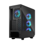 Fractal Design , Meshify 2 Compact Lite RGB , Side window , Black TG Light , Mid-Tower , Power supply included No , ATX