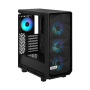 Fractal Design , Meshify 2 Compact Lite RGB , Side window , Black TG Light , Mid-Tower , Power supply included No , ATX