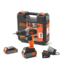 BLACK & DECKER , Cordless Drill/Driver with 2.0 Ah/4.0 Ah Battery , BCD003MEM2K-QW , 18 V , 2.0/4.0 Ah , Lithium