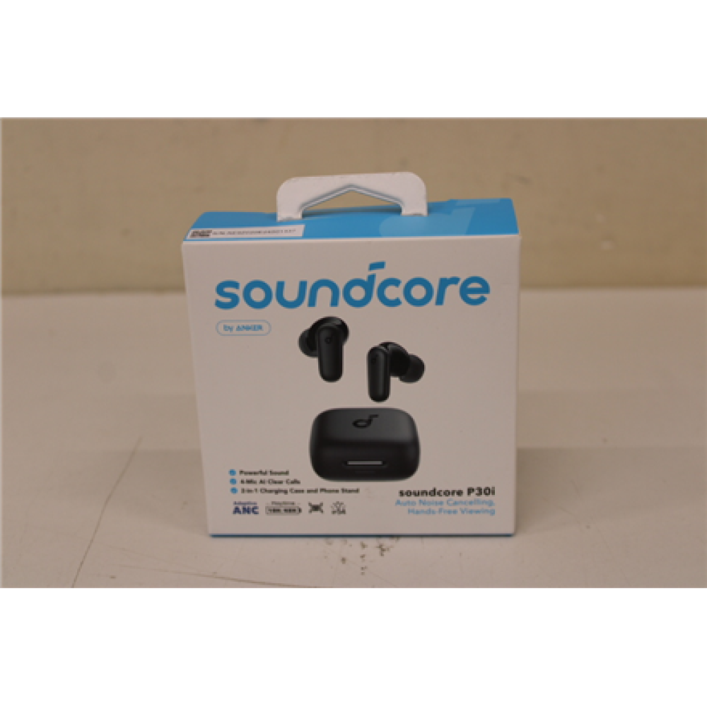 SALE OUT. Anker Soundcore P30I True-Wireless Earbuds, Black , Anker Soundcore , True-Wireless Earbuds , P30i , Bluetooth , In-Ear , SCRATCHES ON BACK , Wireless , Black