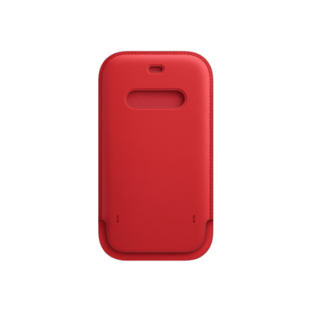 Apple , 12, 12 Pro Leather Sleeve with MagSafe , Sleeve with MagSafe , Apple , iPhone 12, iPhone 12 Pro , Leather , Red