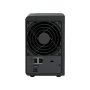 Synology DiskStation , DS225+ , Intel Celeron , J4125 , 2 GB , DDR4 , Black