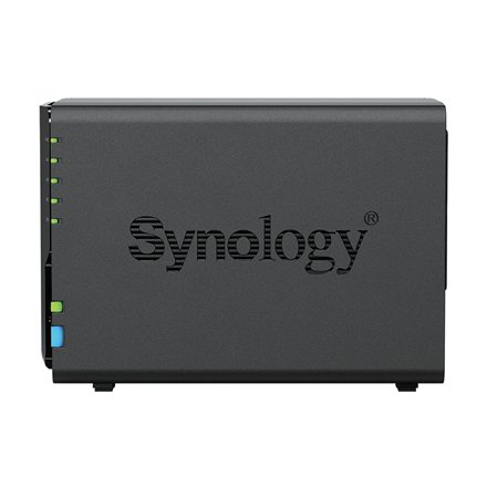 Synology DiskStation , DS225+ , Intel Celeron , J4125 , 2 GB , DDR4 , Black