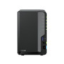 Synology DiskStation , DS225+ , Intel Celeron , J4125 , 2 GB , DDR4 , Black