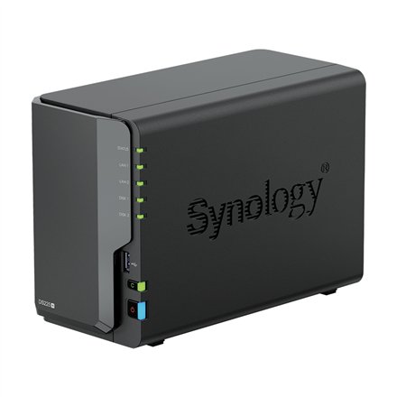 Synology DiskStation , DS225+ , Intel Celeron , J4125 , 2 GB , DDR4 , Black