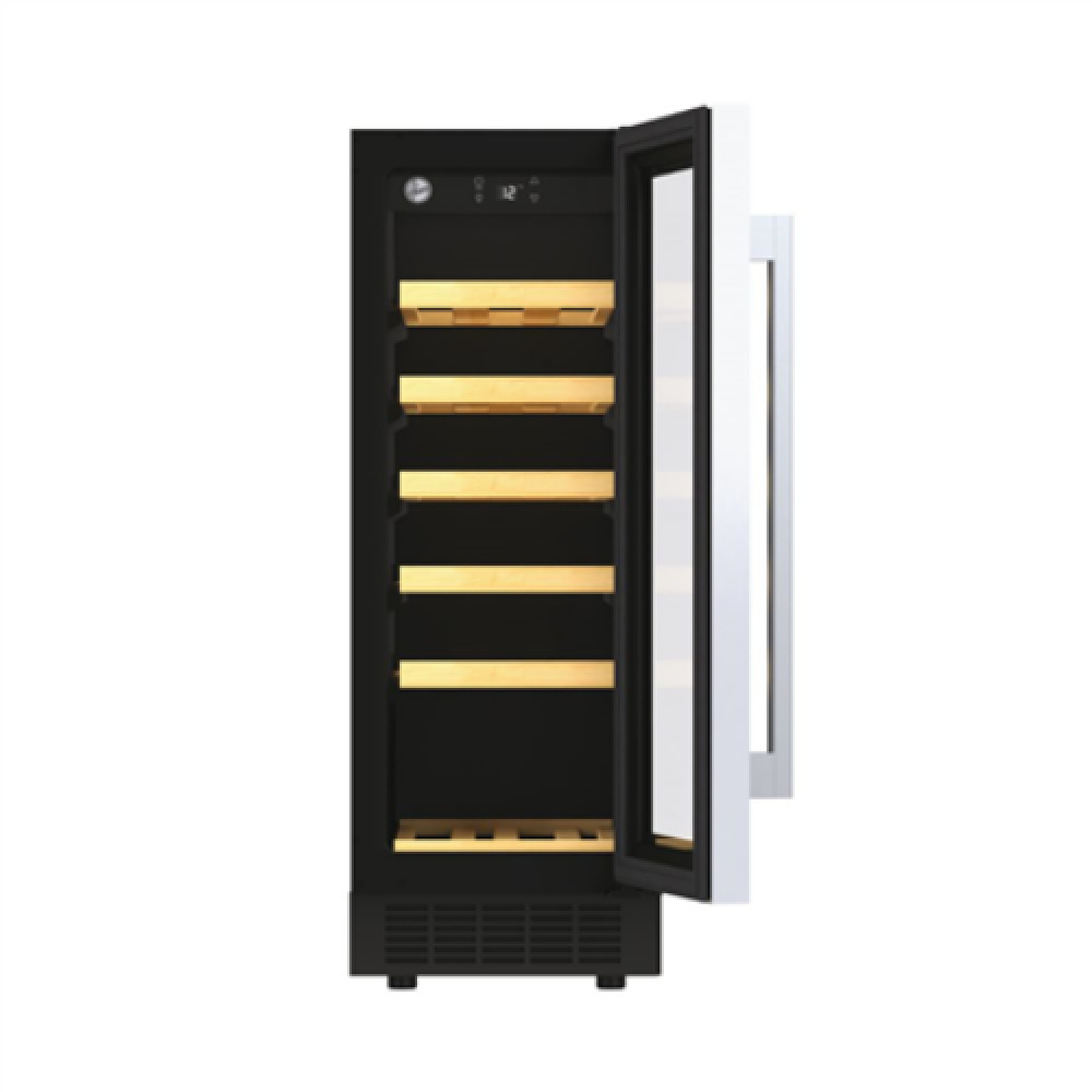 Hoover , Wine Cooler , HWCB 30/1 , Energy efficiency class F , Built-in , Bottles capacity 20 , Black