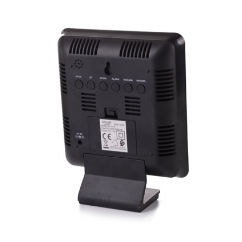 Adler Weather station AD 1176 Black, White Digital Display, Remote Sensor