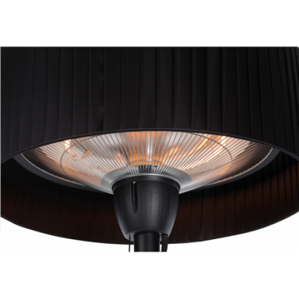 SUNRED Heater ARTIX C-SB, Standing Infrared, 1500 W, Black, IP44