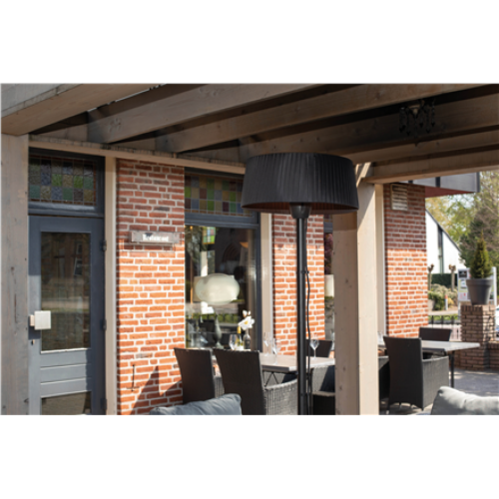 SUNRED Heater ARTIX C-SB, Standing Infrared, 1500 W, Black, IP44
