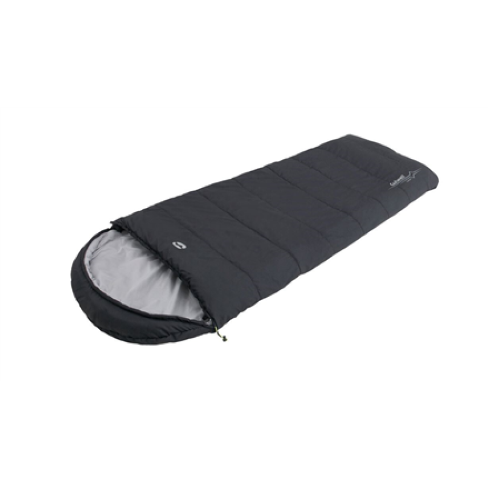 Outwell Campion Black , Sleeping Bag , -10/8 °C , 2 way open - auto lock, L-shape