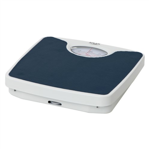 Adler , Mechanical bathroom scale , AD 8151b , Maximum weight (capacity) 130 kg , Accuracy 1000 g , Blue/White