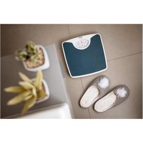Adler , Mechanical bathroom scale , AD 8151b , Maximum weight (capacity) 130 kg , Accuracy 1000 g , Blue/White