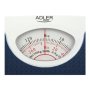 Adler , Mechanical bathroom scale , AD 8151b , Maximum weight (capacity) 130 kg , Accuracy 1000 g , Blue/White