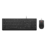 Lenovo Essential Wired Combo Keyboard and Mouse , Keyboard and Mouse Set , Wired , Mouse included , Nordic , Black