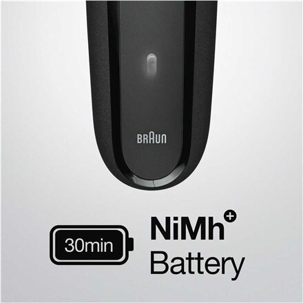 Braun Shaver , 300BT Series 3 , Operating time (max) 30 min , NiMH , Black